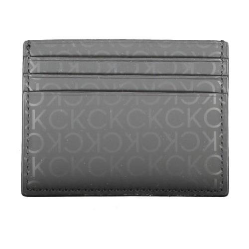 Zwarte Polyethyleen Portemonnee met Kaarthouder Calvin Klein , Black ,...