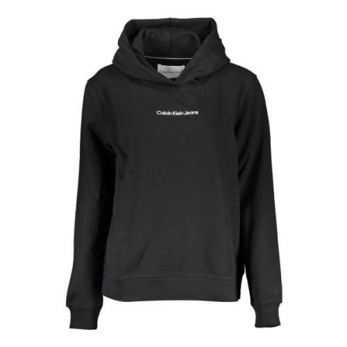 Zwarte hoodie met lange mouwen Calvin Klein , Black , Dames