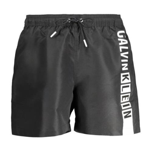 Heren Zwemboxer Zwart Calvin Klein , Black , Heren