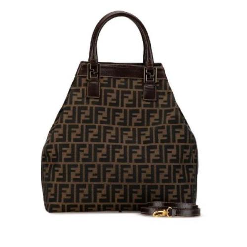 Pre-owned Canvas fendi-bags Fendi Vintage , Brown , Dames