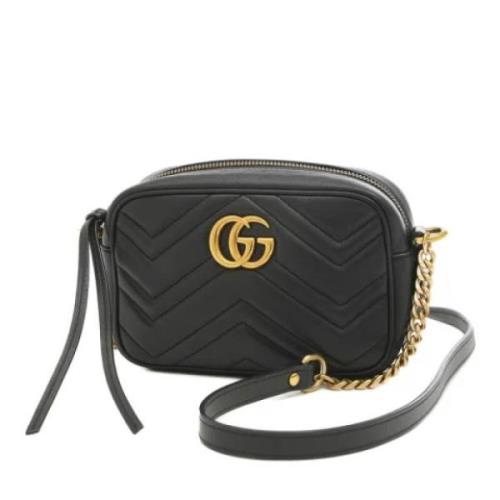 Pre-owned Leather gucci-bags Gucci Vintage , Black , Dames