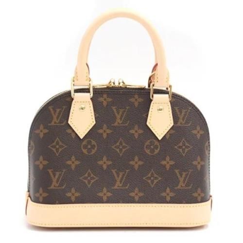 Pre-owned Canvas handbags Louis Vuitton Vintage , Brown , Dames