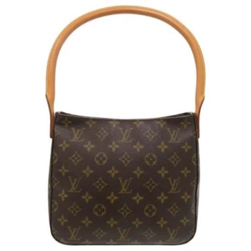 Pre-owned Fabric louis-vuitton-bags Louis Vuitton Vintage , Brown , Da...