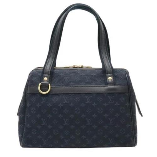 Pre-owned Canvas louis-vuitton-bags Louis Vuitton Vintage , Blue , Dam...