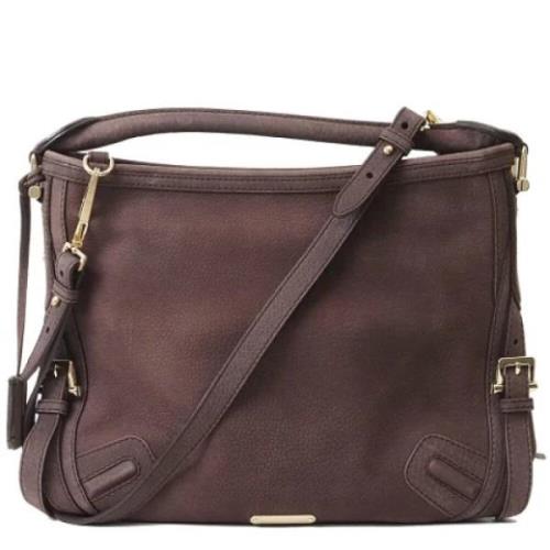 Pre-owned Suede burberry-bags Burberry Vintage , Brown , Dames