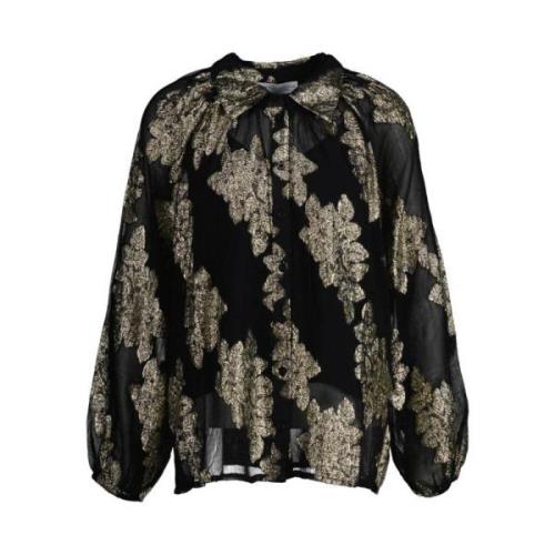 Stijlvolle Blouse Amaya Amsterdam , Black , Dames