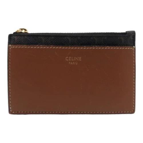 Pre-owned Canvas wallets Celine Vintage , Brown , Dames