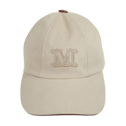 Stijlvolle Hat-Cap voor Alle Gelegenheden Max Mara , Beige , Dames