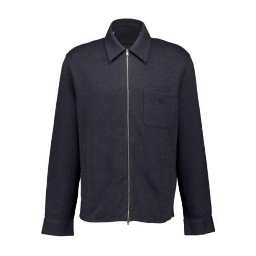 Grijze Shirts voor Mannen Aw24 Givenchy , Black , Heren