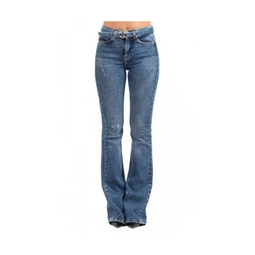 Damesjeans in trendy stijl Pinko , Blue , Dames