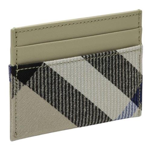 Creditcardhouder Portemonnee Burberry , Green , Dames