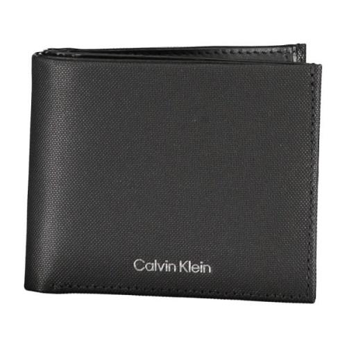 Heren Portemonnee Zwart Rfid Blokkering Calvin Klein , Black , Heren