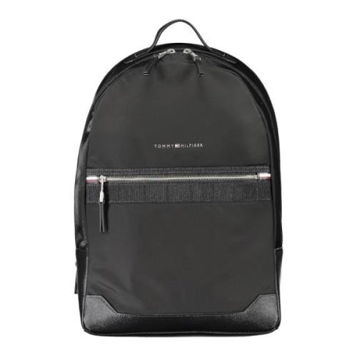 Zwarte Rugzak met Laptopvak Tommy Hilfiger , Black , Dames