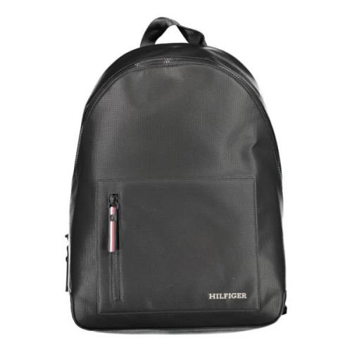 Zwarte Heren Rugzak Laptopvak Tommy Hilfiger , Black , Heren