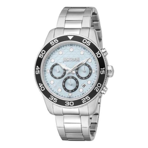 Chronograaf Roestvrijstalen Armbandhorloge Just Cavalli , Gray , Heren