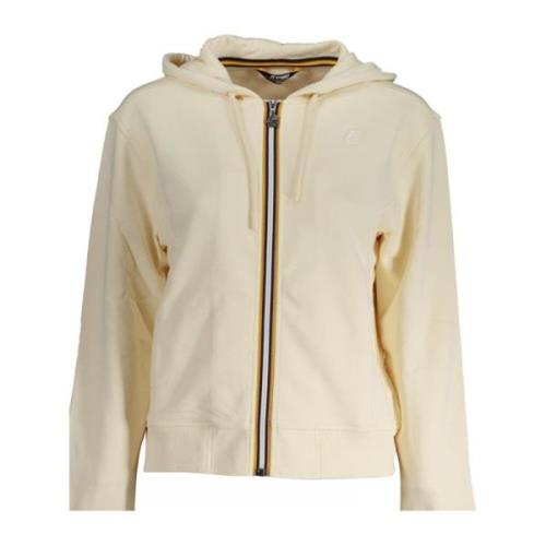 Hoodie met rits Beige K-Way , Beige , Dames