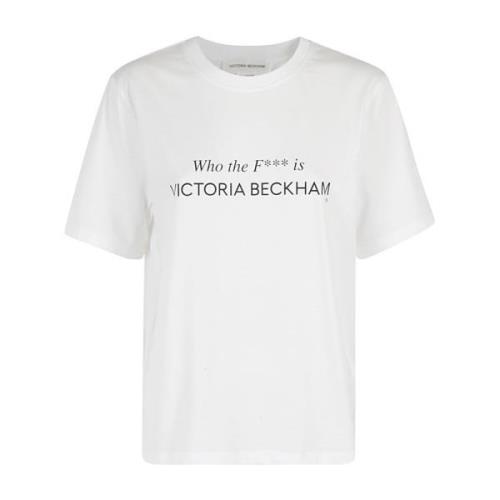 Wie is die slogan tee Victoria Beckham , White , Dames