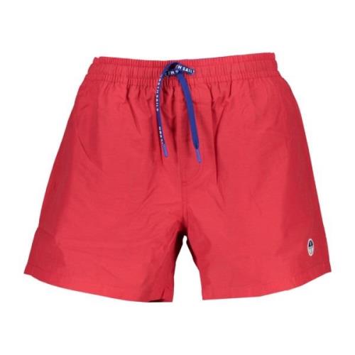 Rode Heren Zwemboxershorts North Sails , Red , Heren