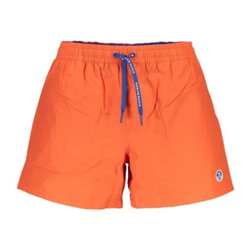 Rode Heren Zwemboxershorts North Sails , Red , Heren