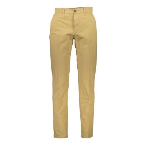 Beige Slim Fit Broek met 4 Zakken North Sails , Beige , Heren