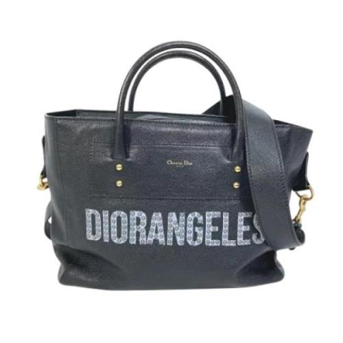 Pre-owned Leather dior-bags Dior Vintage , Black , Dames