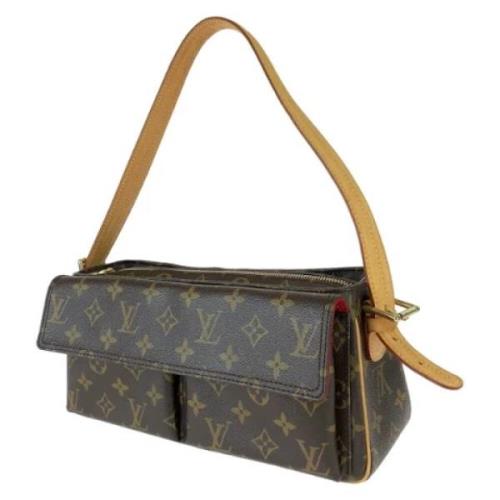 Pre-owned Canvas louis-vuitton-bags Louis Vuitton Vintage , Brown , Da...