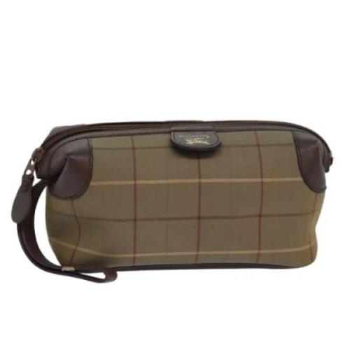 Pre-owned Canvas pouches Burberry Vintage , Brown , Dames