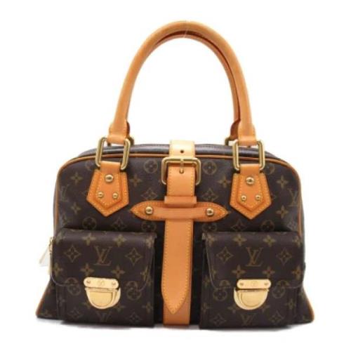 Pre-owned Fabric louis-vuitton-bags Louis Vuitton Vintage , Brown , Da...