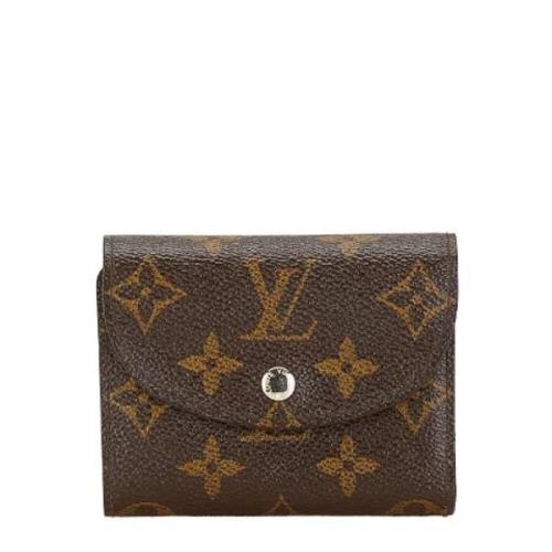 Pre-owned Canvas wallets Louis Vuitton Vintage , Brown , Dames