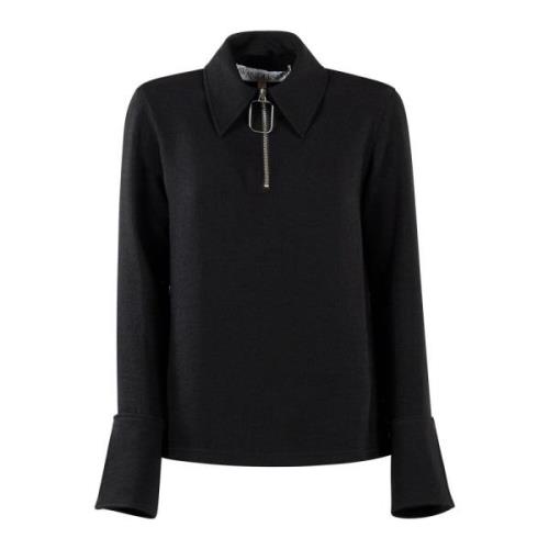 Henley Top Wire Puller JW Anderson , Black , Dames