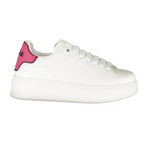 Sportieve Vetersneakers Roze Contrast Logo Gaëlle Paris , White , Dame...