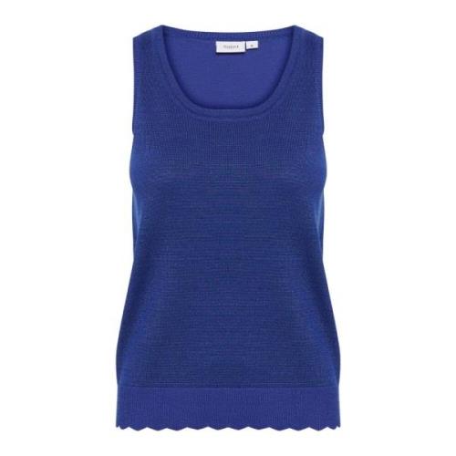 Shimmer Tank Top Surf Blue Saint Tropez , Blue , Dames