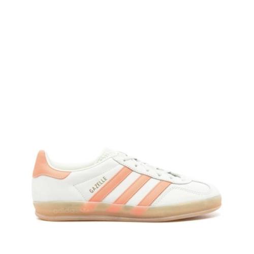 Indoor Gazelle Sneakers in Groen/Zalm Adidas , White , Dames