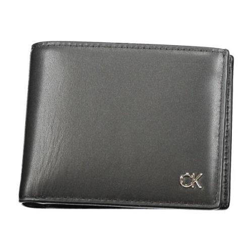 Heren Portemonnee Zwart Rfid Bescherming Calvin Klein , Black , Heren