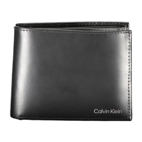 Heren Portemonnee Zwart Rfid Blokkering Calvin Klein , Black , Heren