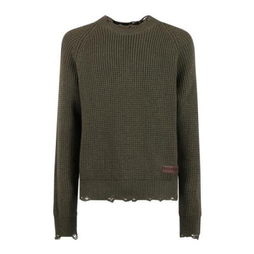 Stijlvolle Pullover Sweater voor Mannen Dsquared2 , Green , Heren