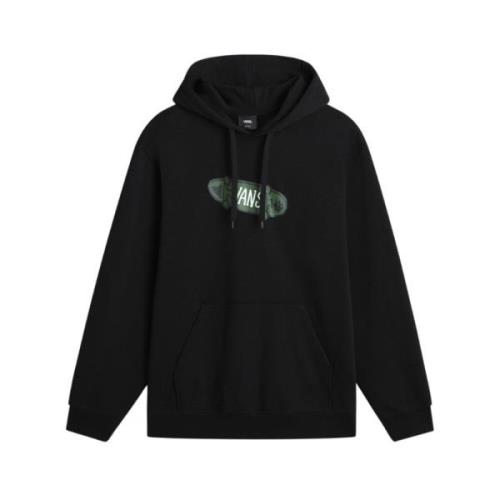 Hoodie met Capuchon Vans , Black , Heren