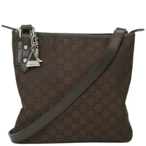 Pre-owned Nylon gucci-bags Gucci Vintage , Brown , Dames