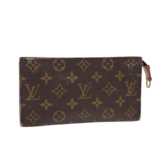 Pre-owned Canvas pouches Louis Vuitton Vintage , Brown , Dames