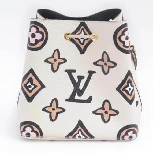 Pre-owned Canvas louis-vuitton-bags Louis Vuitton Vintage , Beige , Da...