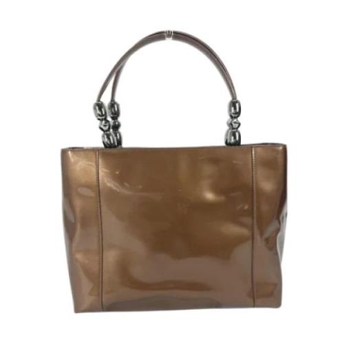 Pre-owned Leather dior-bags Dior Vintage , Brown , Dames