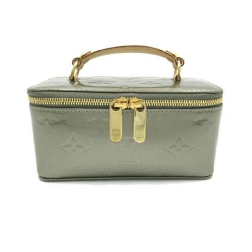 Pre-owned Leather louis-vuitton-bags Louis Vuitton Vintage , Gray , Da...