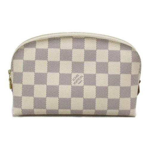 Pre-owned Coated canvas louis-vuitton-bags Louis Vuitton Vintage , Whi...