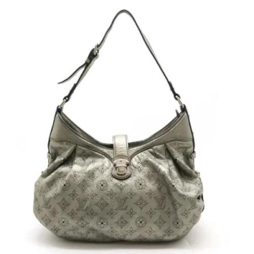 Pre-owned Leather louis-vuitton-bags Louis Vuitton Vintage , Gray , Da...