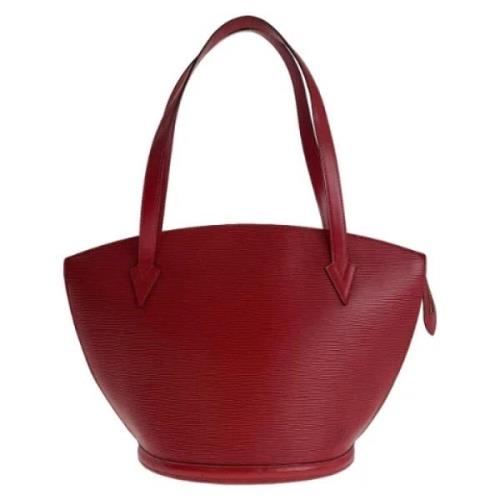 Pre-owned Leather louis-vuitton-bags Louis Vuitton Vintage , Red , Dam...