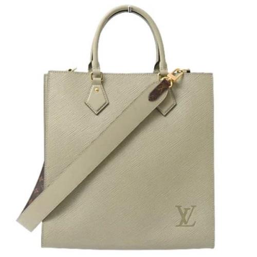 Pre-owned Leather louis-vuitton-bags Louis Vuitton Vintage , Gray , Da...