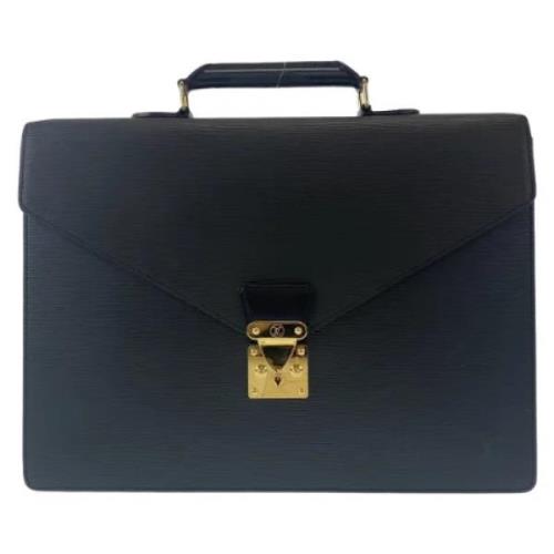 Pre-owned Leather louis-vuitton-bags Louis Vuitton Vintage , Black , D...