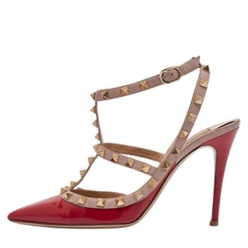 Pre-owned Leather heels Valentino Vintage , Red , Dames