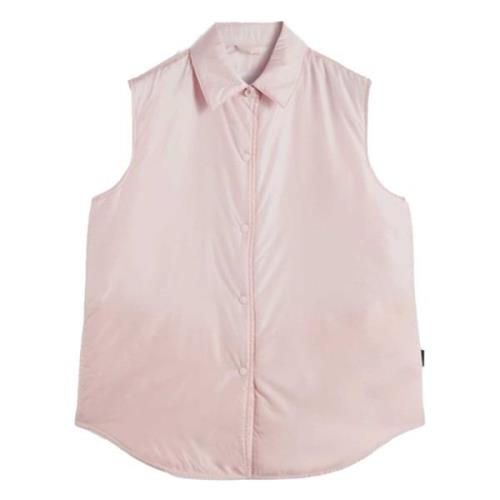 Stijlvolle Dot Gilet Vest Aspesi , Pink , Dames