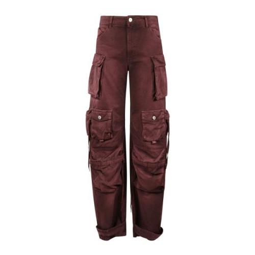 Lange Broek Fern Stijlvol Ontwerp The Attico , Brown , Dames